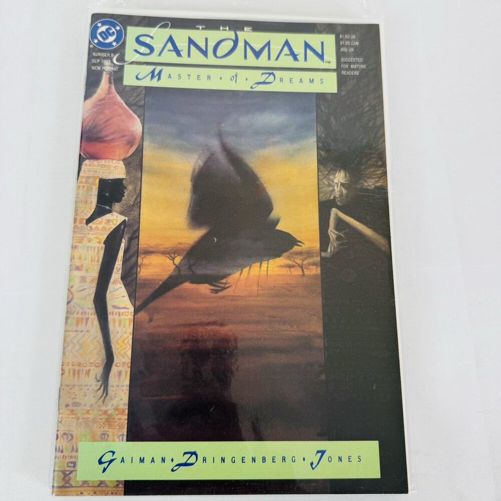 Sandman #9 1st Appearance of Nada Dream's Lover Neil Gaiman 1989 Vertigo